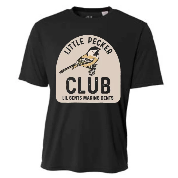 Little Pecker Club Lil Gents Making Dents Cooling Performance Crew T-Shirt