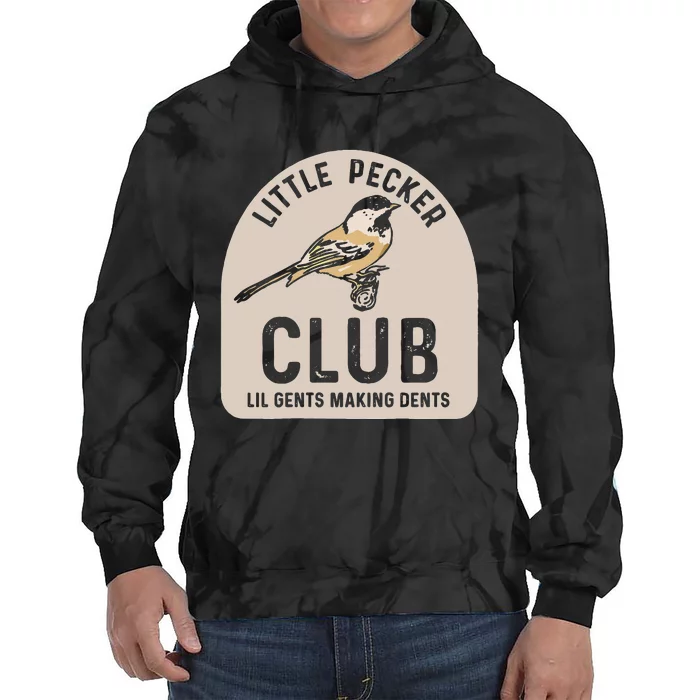 Little Pecker Club Lil Gents Making Dents Tie Dye Hoodie