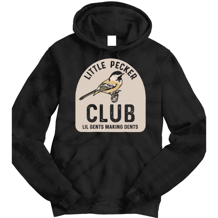 Little Pecker Club Lil Gents Making Dents Tie Dye Hoodie