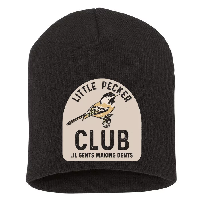 Little Pecker Club Lil Gents Making Dents Short Acrylic Beanie