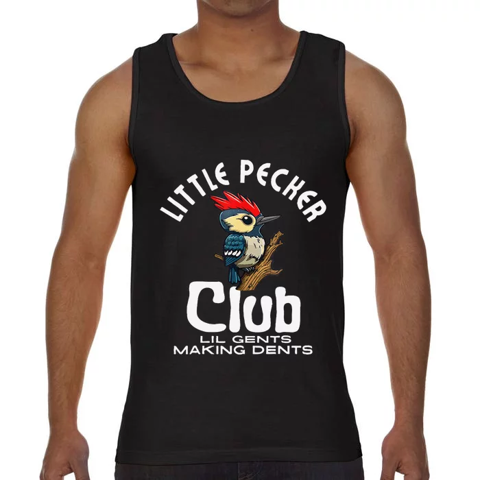 Little Pecker Club Lil Gents Making Dents Funny Gift Comfort Colors® Tank Top