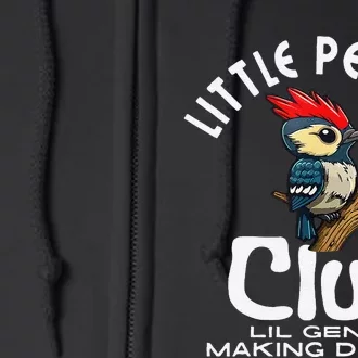 Little Pecker Club Lil Gents Making Dents Funny Gift Full Zip Hoodie