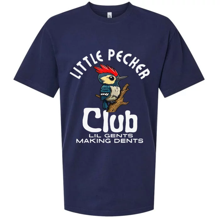 Little Pecker Club Lil Gents Making Dents Funny Gift Sueded Cloud Jersey T-Shirt