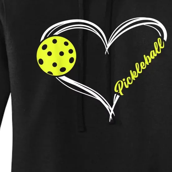 Love Pickleball - cute pickleball match, I love pickleball Women's Pullover Hoodie