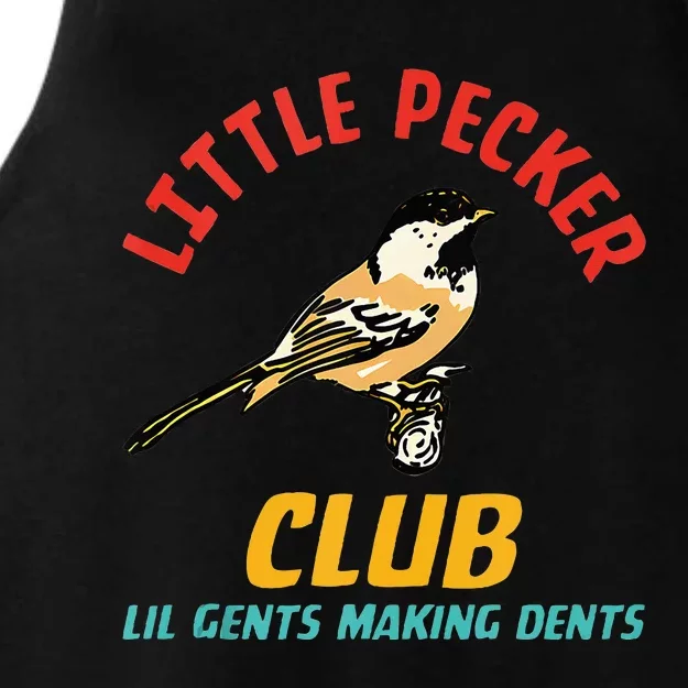 Little Pecker Club Lil Gents Making Dents Ladies Tri-Blend Wicking Tank