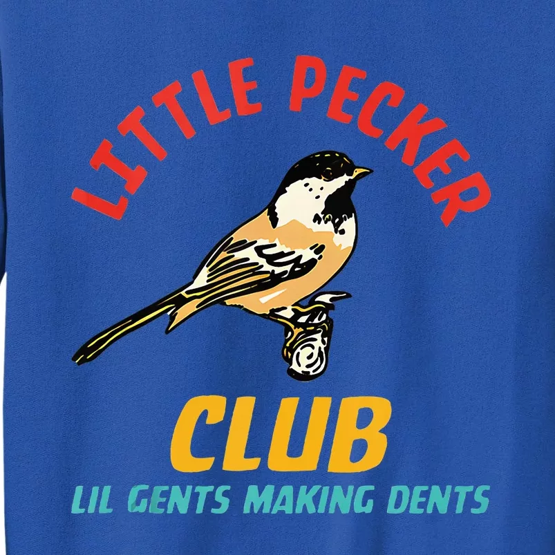 Little Pecker Club Lil Gents Making Dents Tall Sweatshirt