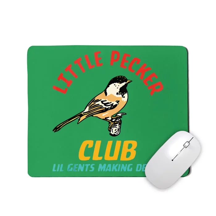 Little Pecker Club Lil Gents Making Dents Mousepad