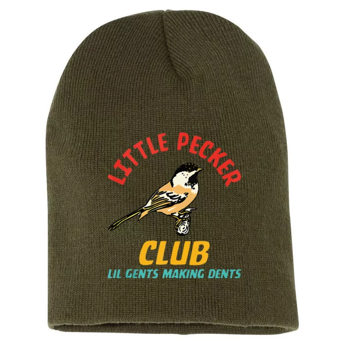 Little Pecker Club Lil Gents Making Dents Short Acrylic Beanie