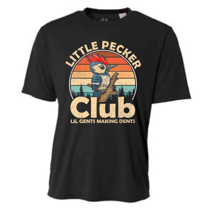 Little Pecker Club Lil Gents Making Dents Cooling Performance Crew T-Shirt