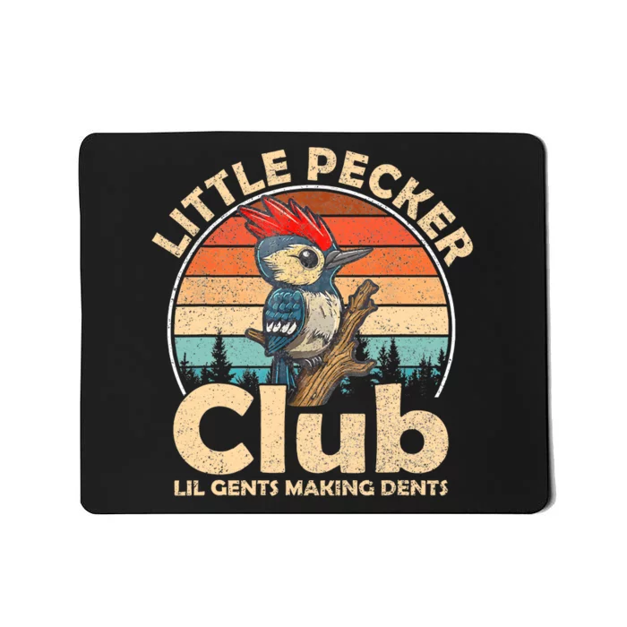 Little Pecker Club Lil Gents Making Dents Mousepad