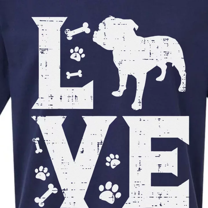 Love Pitbull Cute Pitties Bulldog Pet Dog Lover Owner Gift Sueded Cloud Jersey T-Shirt