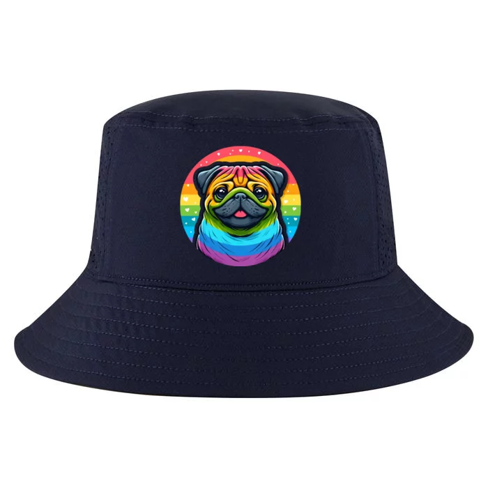 Lgbtq+ Pug Dog Cool Comfort Performance Bucket Hat