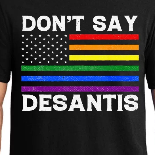 LGBTQ Pride Don't Say DeSantis Florida Say Gay Anti DeSantis Pajama Set