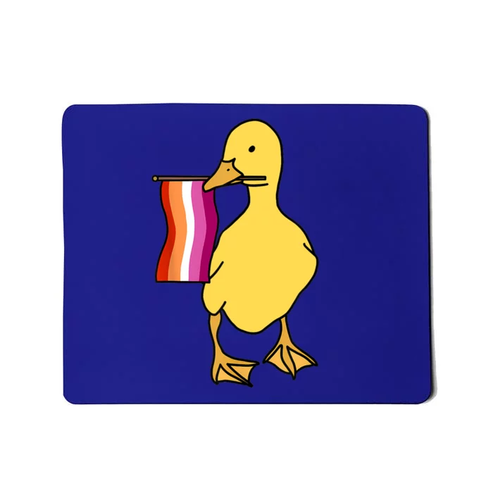 Lesbian Pride Duck Funny Lgbt Pride Mousepad