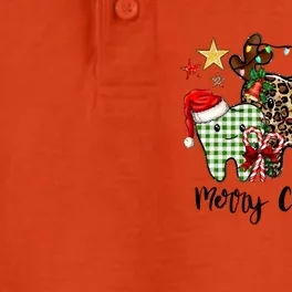 Leopard Plaid Dental Assistant Tooth Merry Christmas Dentist Cool Gift Dry Zone Grid Performance Polo