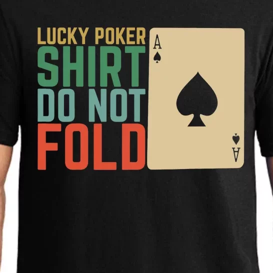 Lucky Poker Do Not Fold Pajama Set