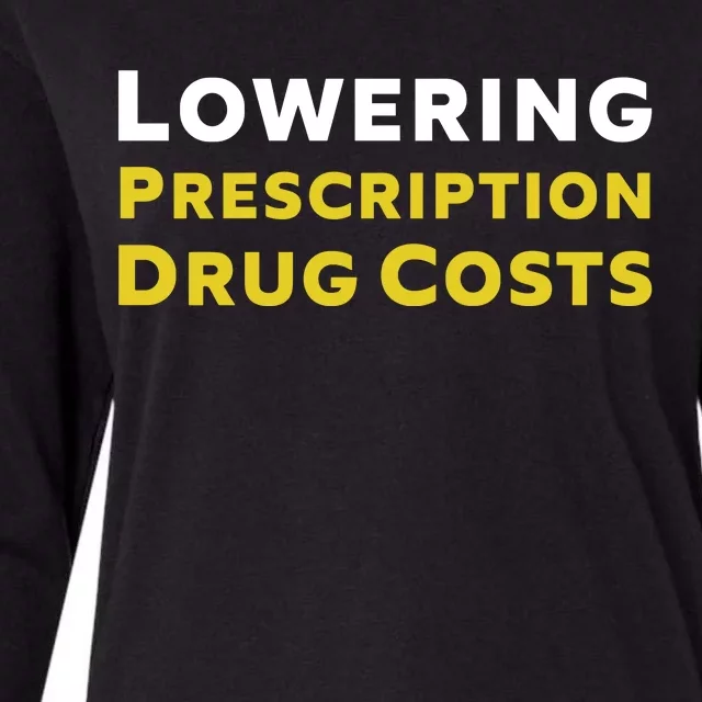 Lowering Prescription Drug Costs Womens Cotton Relaxed Long Sleeve T-Shirt