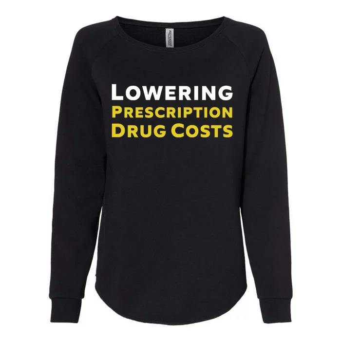 Lowering Prescription Drug Costs Womens California Wash Sweatshirt