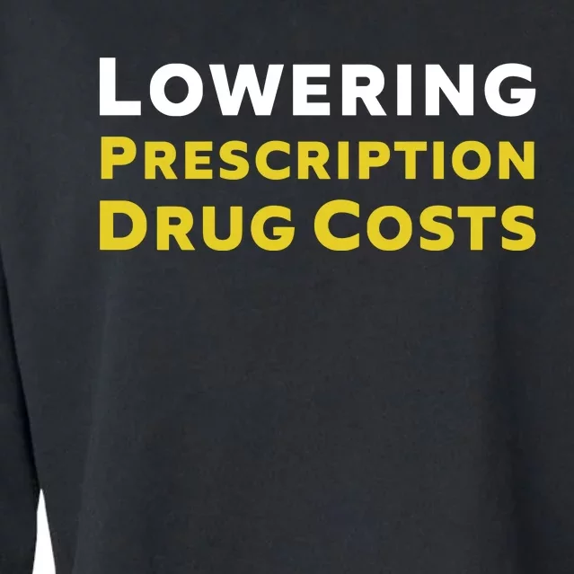 Lowering Prescription Drug Costs Cropped Pullover Crew