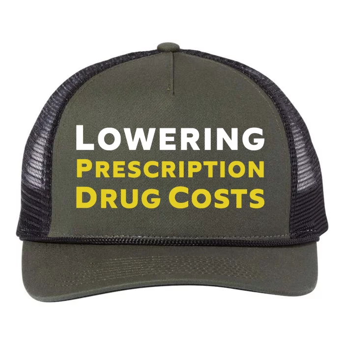 Lowering Prescription Drug Costs Retro Rope Trucker Hat Cap