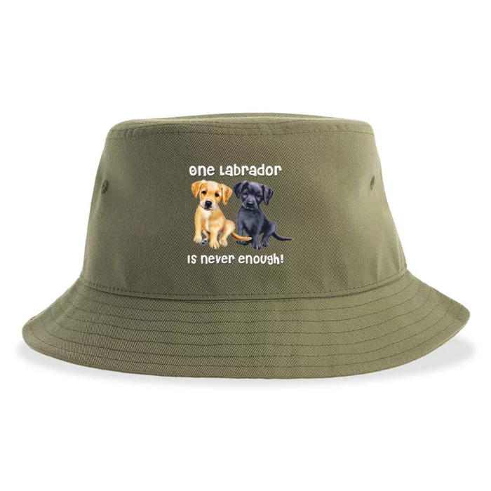 Labrador Pet Dog Funny Gift Black Golden Yellow Lab Sustainable Bucket Hat