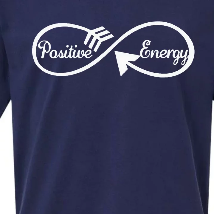 Loveely Positive Energy Motivation Sueded Cloud Jersey T-Shirt