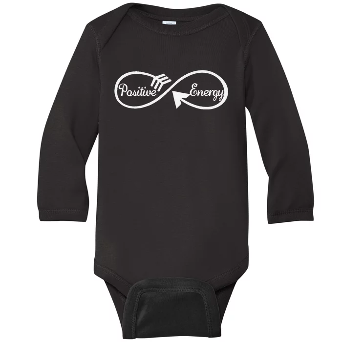 Loveely Positive Energy Motivation Baby Long Sleeve Bodysuit