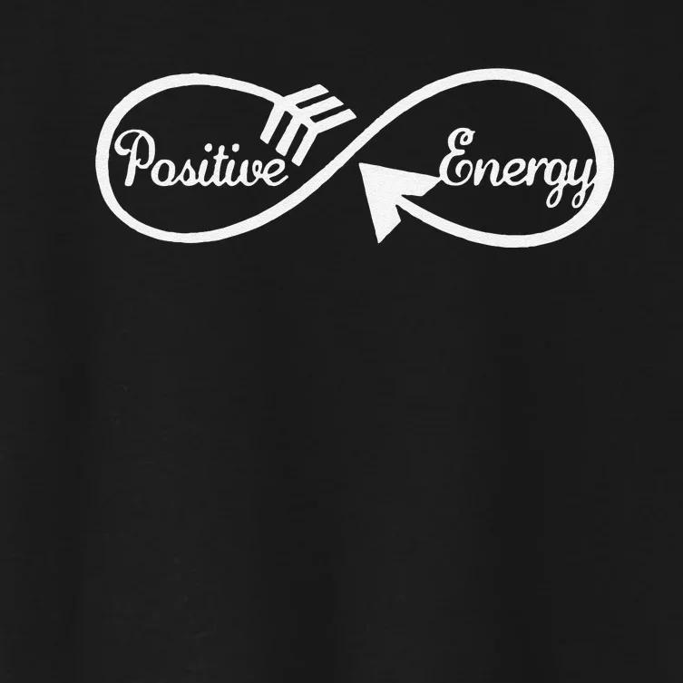 Loveely Positive Energy Motivation Women's Crop Top Tee