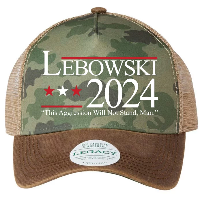 Lebowski Political Election Vote 2024 Legacy Tie Dye Trucker Hat