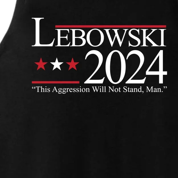 Lebowski Political Election Vote 2024 Ladies Tri-Blend Wicking Tank