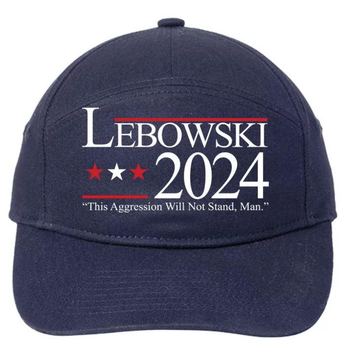 Lebowski Political Election Vote 2024 7-Panel Snapback Hat