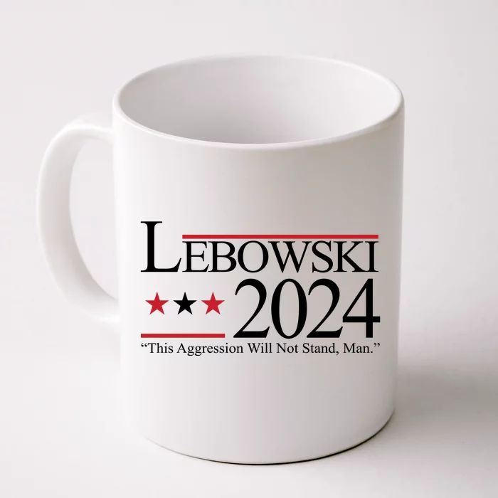 Lebowski Political Election Vote 2024 Front & Back Coffee Mug