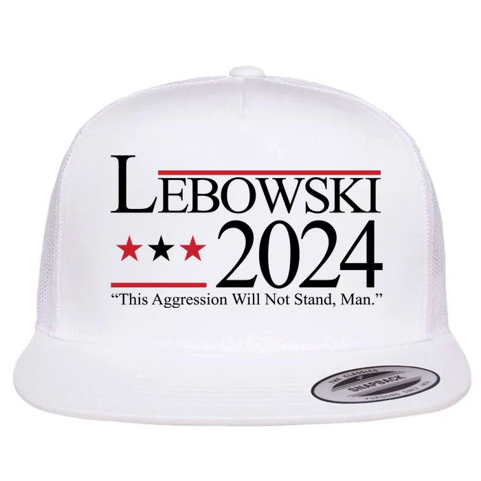 Lebowski Political Election Vote 2024 Flat Bill Trucker Hat