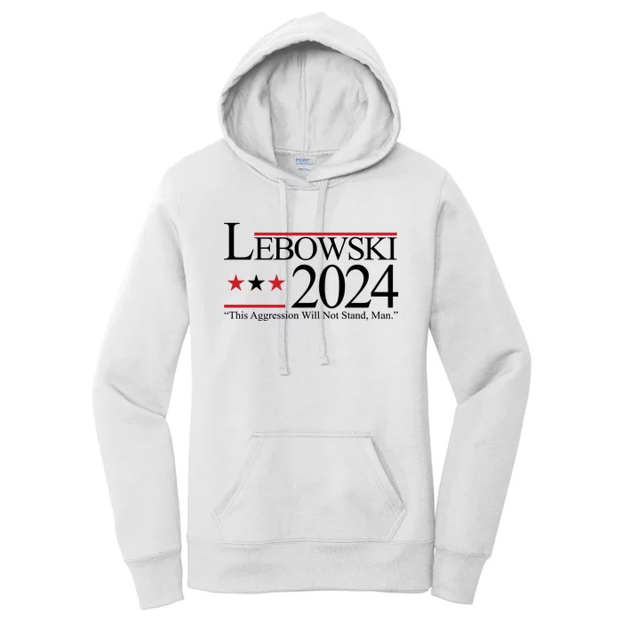 Lebowski Political Election Vote 2024 Women's Pullover Hoodie