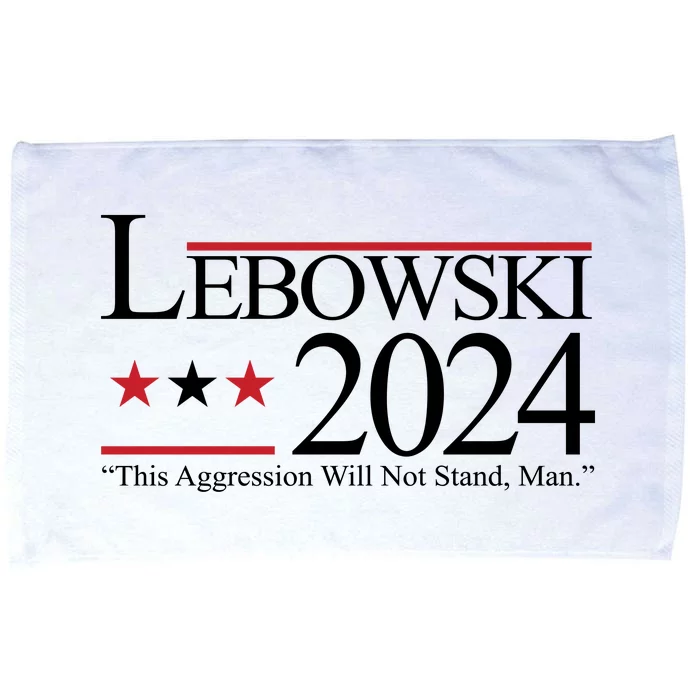 Lebowski Political Election Vote 2024 Microfiber Hand Towel