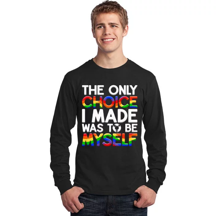 LGBT Pride Equality Pride LGBTQ Non Binary Tall Long Sleeve T-Shirt