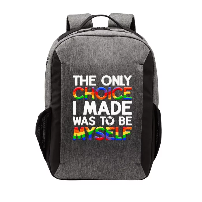 LGBT Pride Equality Pride LGBTQ Non Binary Vector Backpack