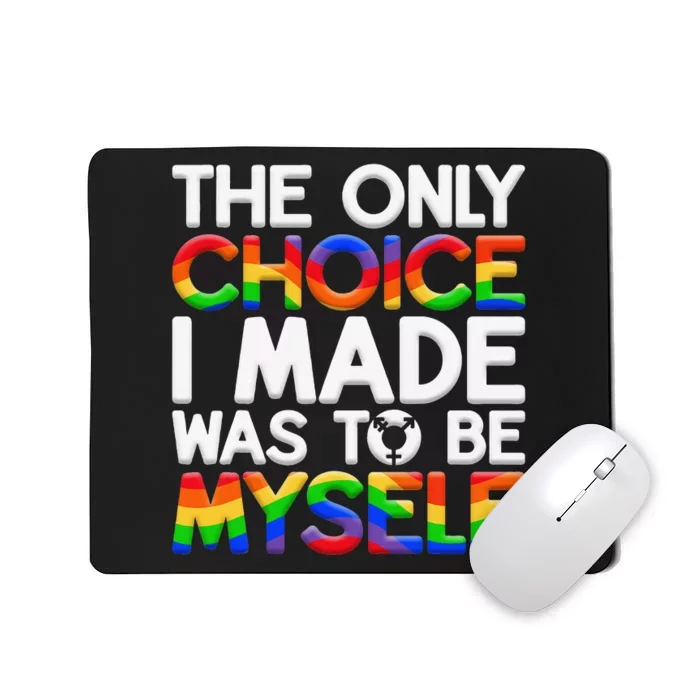 LGBT Pride Equality Pride LGBTQ Non Binary Mousepad