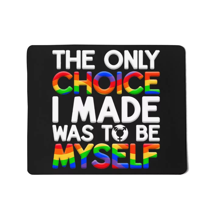 LGBT Pride Equality Pride LGBTQ Non Binary Mousepad