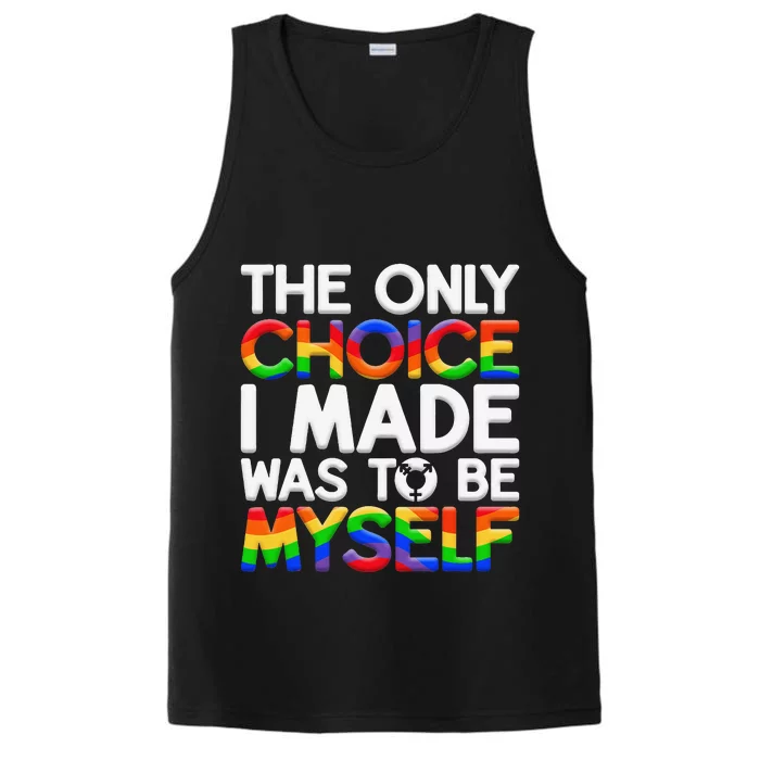 LGBT Pride Equality Pride LGBTQ Non Binary Performance Tank