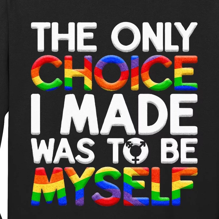 LGBT Pride Equality Pride LGBTQ Non Binary Long Sleeve Shirt