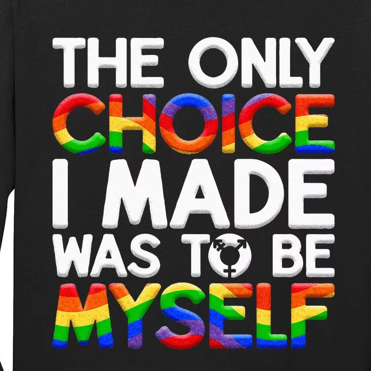 LGBT Pride Equality Pride LGBTQ Non Binary Tall Long Sleeve T-Shirt