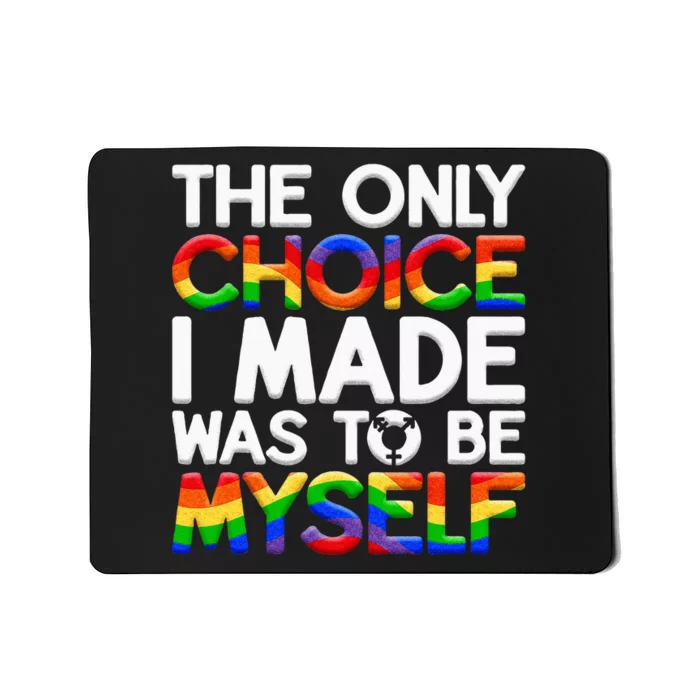 LGBT Pride Equality Pride LGBTQ Non Binary Mousepad