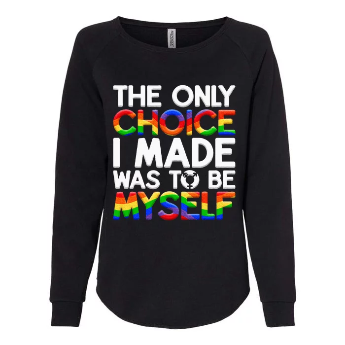 LGBT Pride Equality Pride LGBTQ Non Binary Womens California Wash Sweatshirt