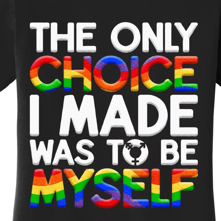 LGBT Pride Equality Pride LGBTQ Non Binary Women's T-Shirt