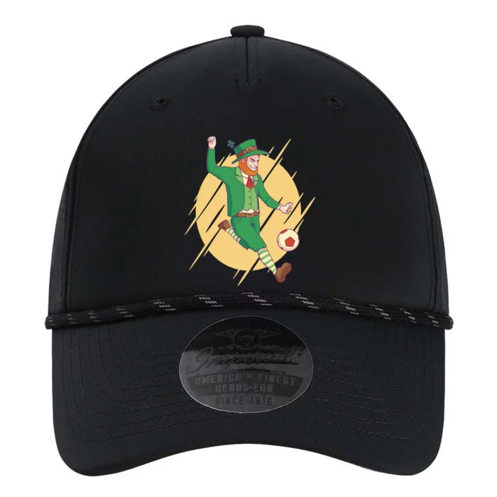 Leprechaun Playing Football St Patrick's Day Holiday Sport Gift Performance The Dyno Cap