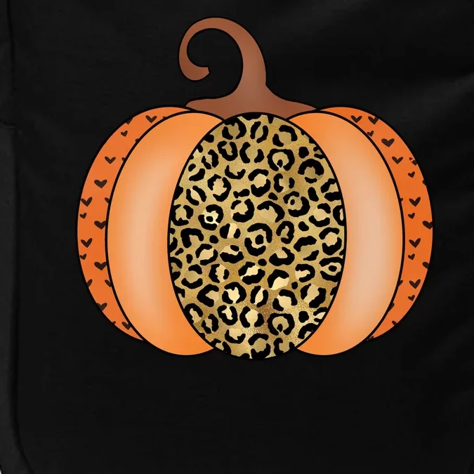 Leopard Pumpkin Fall Holiday Impact Tech Backpack