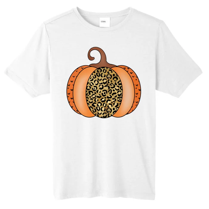 Leopard Pumpkin Fall Holiday ChromaSoft Performance T-Shirt