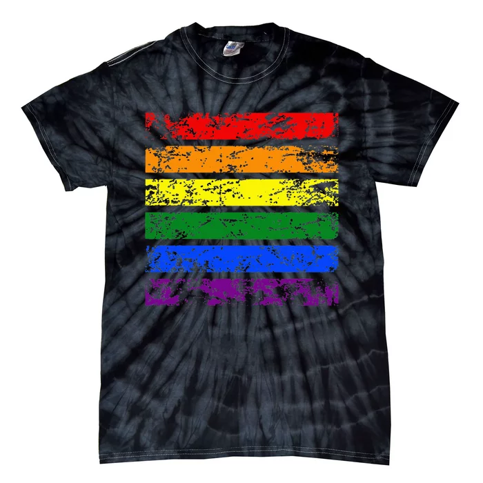 LGTB Pride Flag Tie-Dye T-Shirt