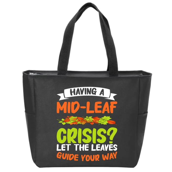 Leaf Peeping Fall Foliage Autumn Leaves Zip Tote Bag